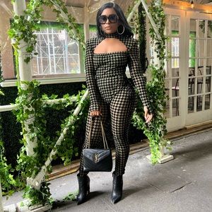 Ivy Park Houndstooth Jumpsuit